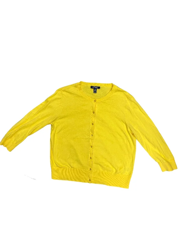 Yellow Cardigan Chaps, Size M