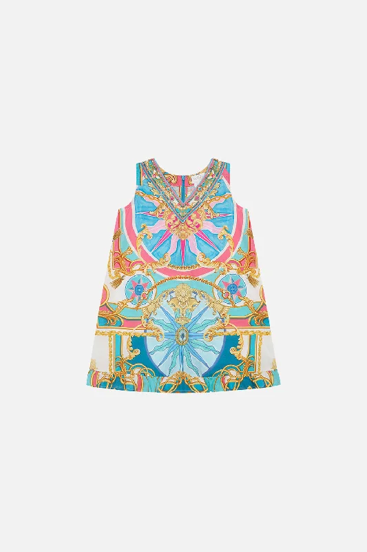 KIDS FRILL HEM PLAYSUIT 4-10 SAIL AWAY WITH ME