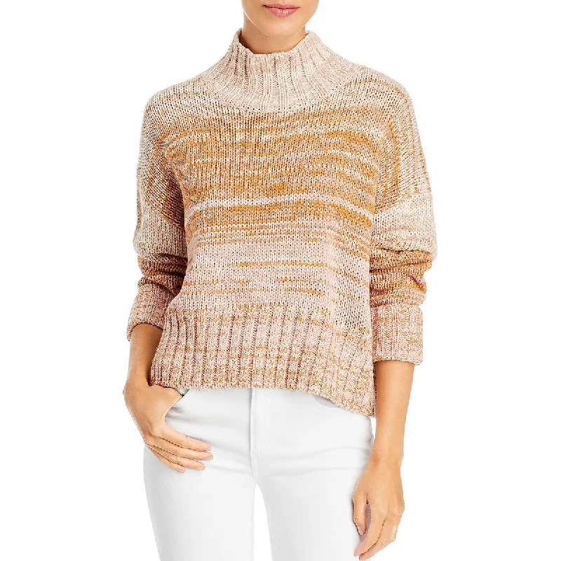 525 America Womens Blair Shaker Knit Ombre Turtleneck Sweater