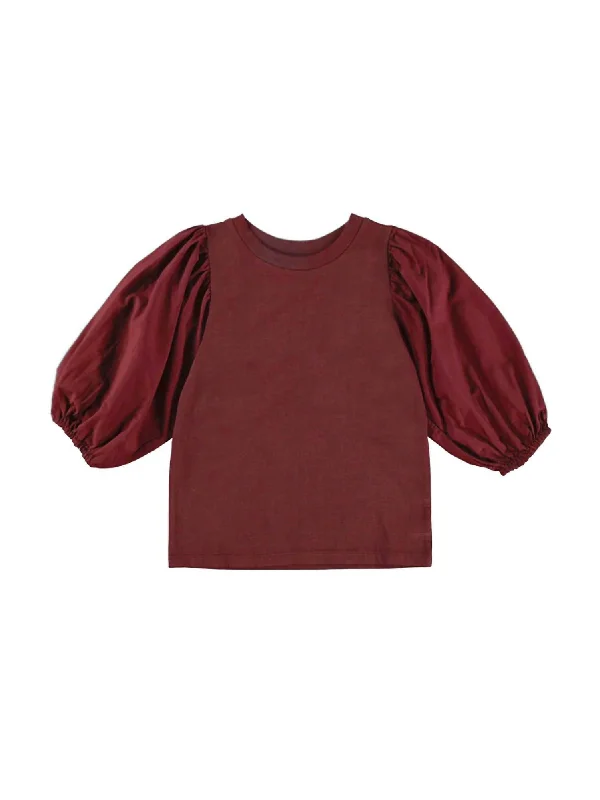 Girl's Kayla Shirt In Ruby