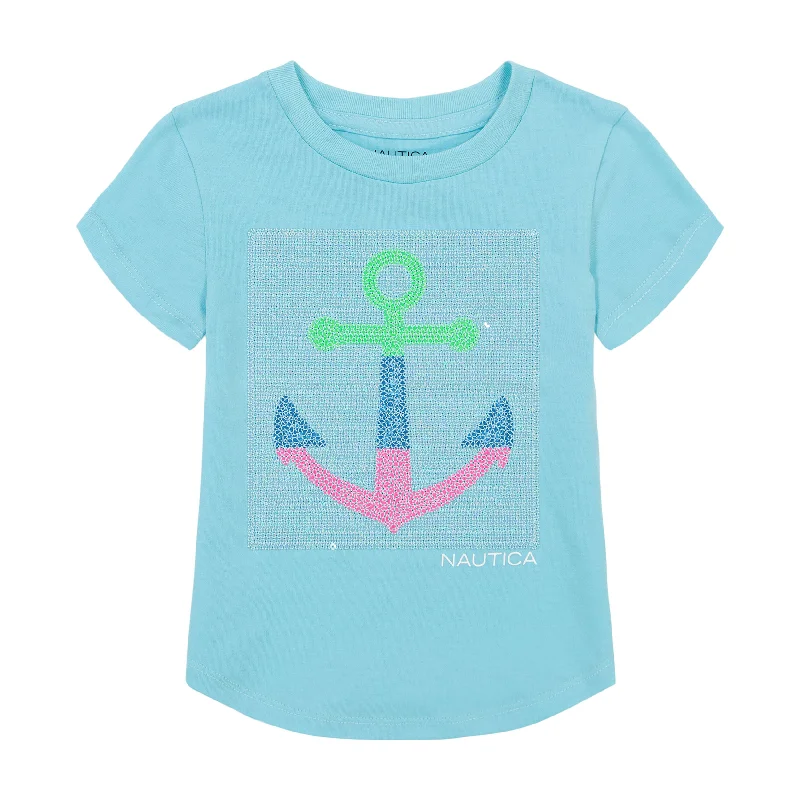 Nautica Little Girls' Colorblock T-Shirt (4-6X)