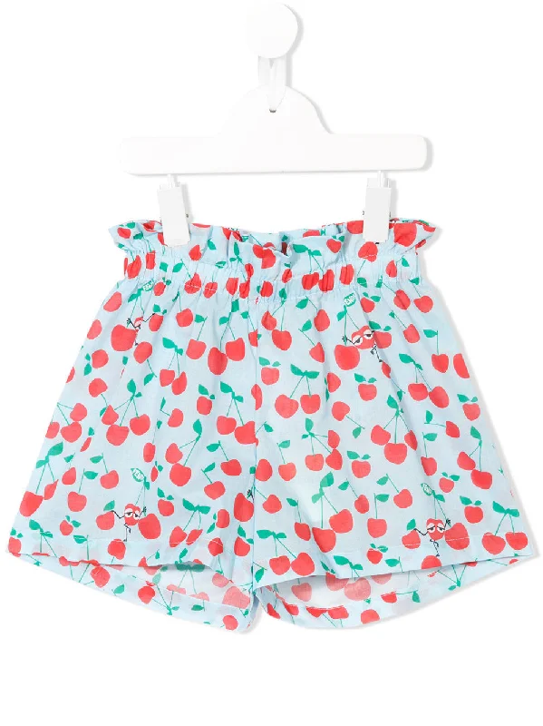 Fendi Kids Blue Cherry Shorts