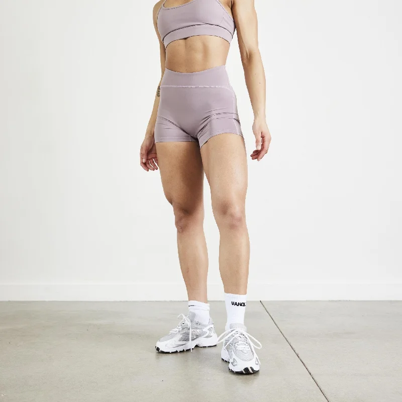 Vanquish Evolve Truffle Lilac High Waisted Shorts