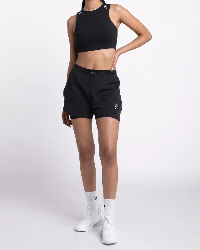 Tunero 2-in-1 Shorts - Black